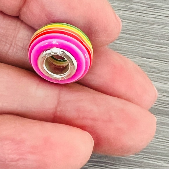 Silver .925  rainbow 🌈 Bracelet charm - Picture 6 of 8